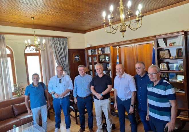 Σύσκεψη του Περιφερειάρχη Δημήτρη Πτωχού με τους Δημάρχους της Π.Ε. Κορινθίας για τη Διαχείριση των Υδάτων